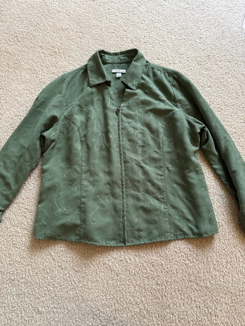 Croft & Barrow embroidered jacket